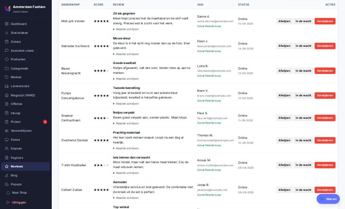 Reviews & vertrouwen